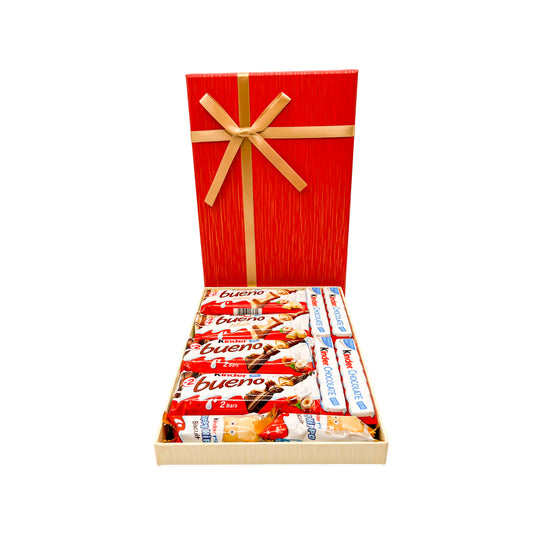 Celebrate with Sweetness Chocolate Gift Box and Kinder Bueno Hamper - 15 Chocolates