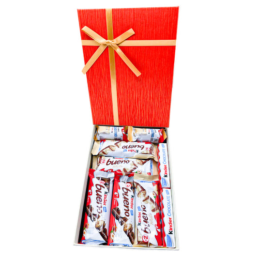 Celebrate with Sweetness Chocolate Gift Box and Kinder Bueno Hamper - 24 Chocolates
