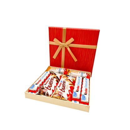 Celebrate with Sweetness Chocolate Gift Box and Kinder Bueno Hamper - 10 Chocolates