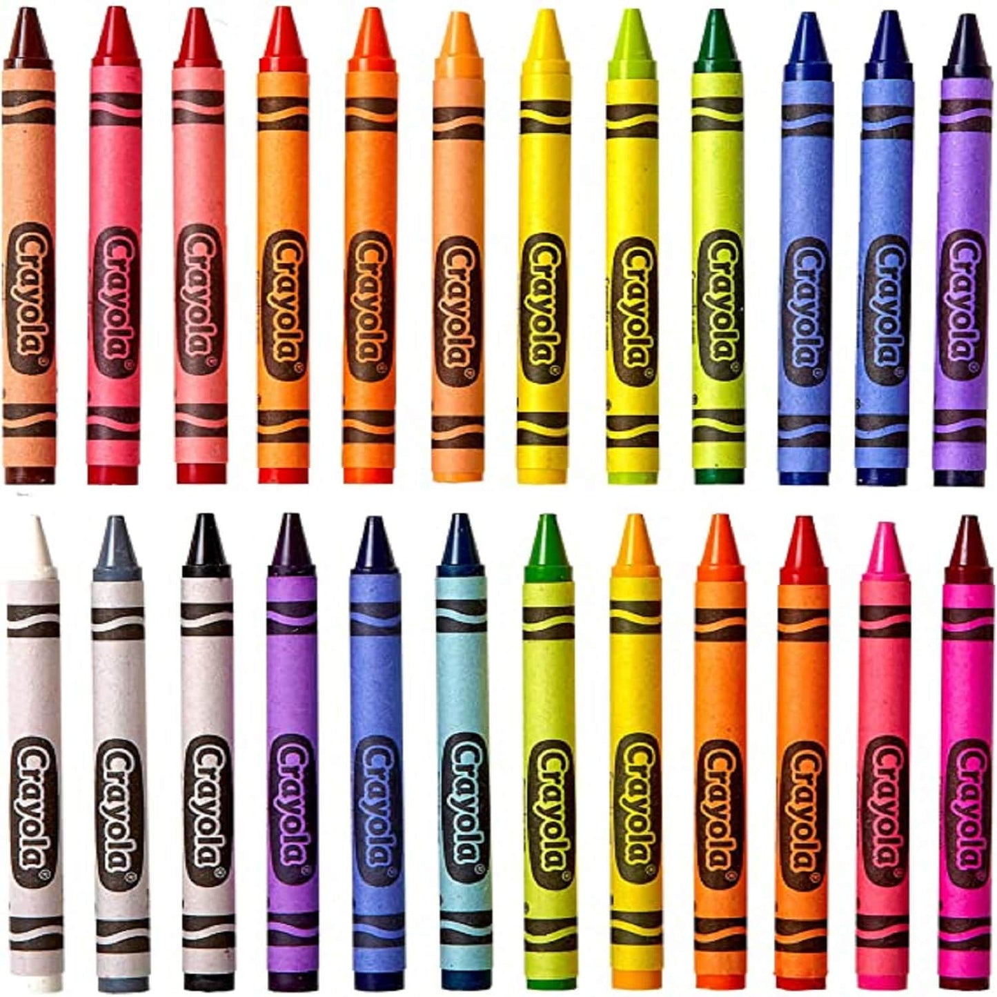 Crayola 24 Assorted Crayons x 6 packs